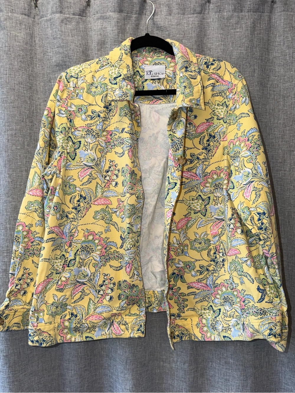 Tog Shop Yellow Floral Lightweight Jacket XXL
